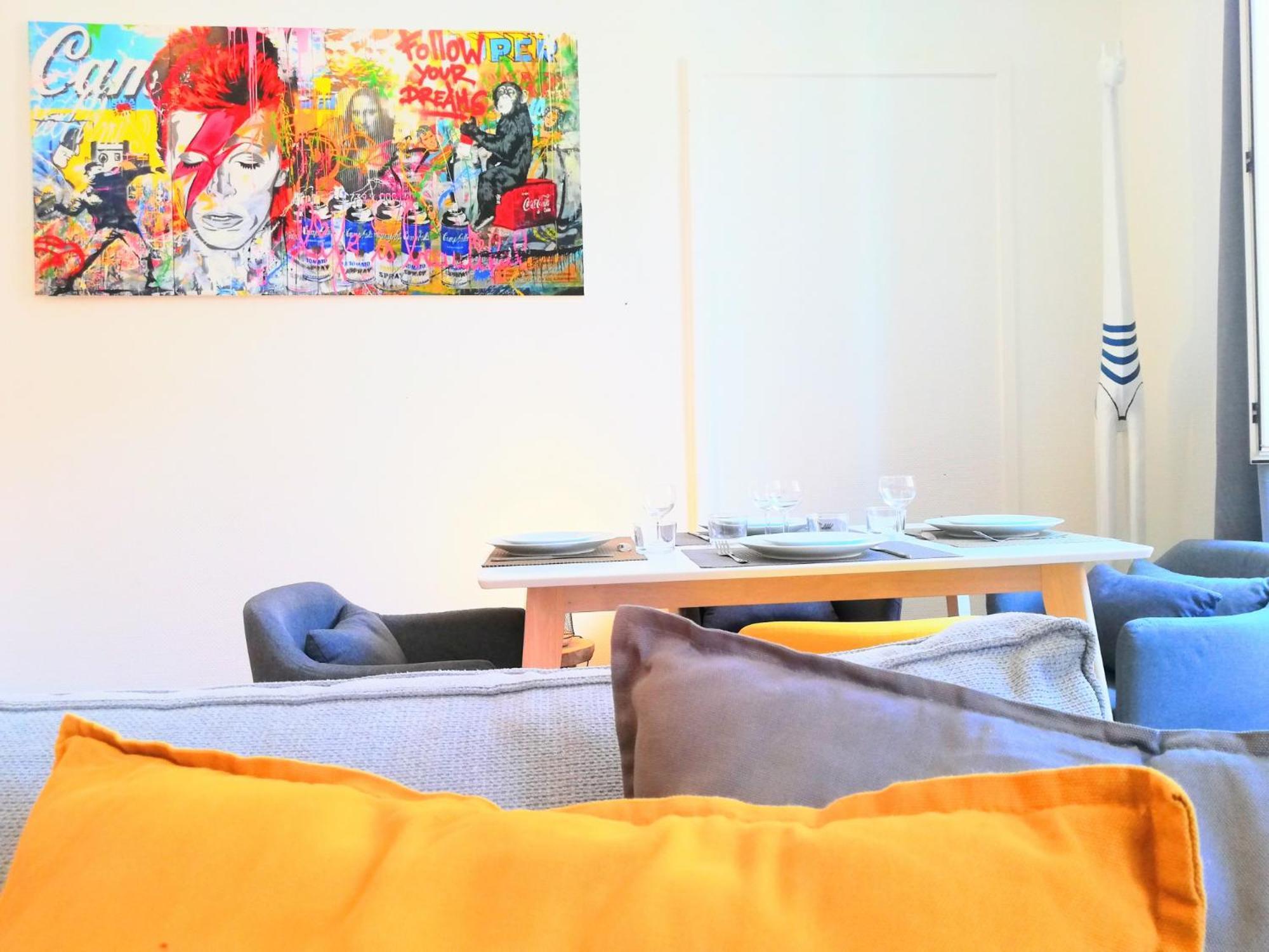 Ferienwohnung De 2 A 6 Personnes - Le Street'Art - Sarrebourg Centre - Gare A 500M - A 20 Minutes De Center Parc Et Parc Animalier Sainte-Croix - Netflix - Wifi Exterior foto